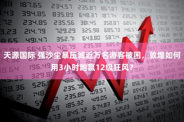 天源国际 强沙尘暴压城近万名游客被困，敦煌如何用3小时跑赢12级狂风？